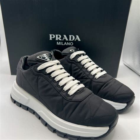 prada nylon piuma runner sneakers|Prada Rush Piuma Nylon Sneakers on SALE .